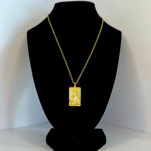 Gold Tarot Necklace
